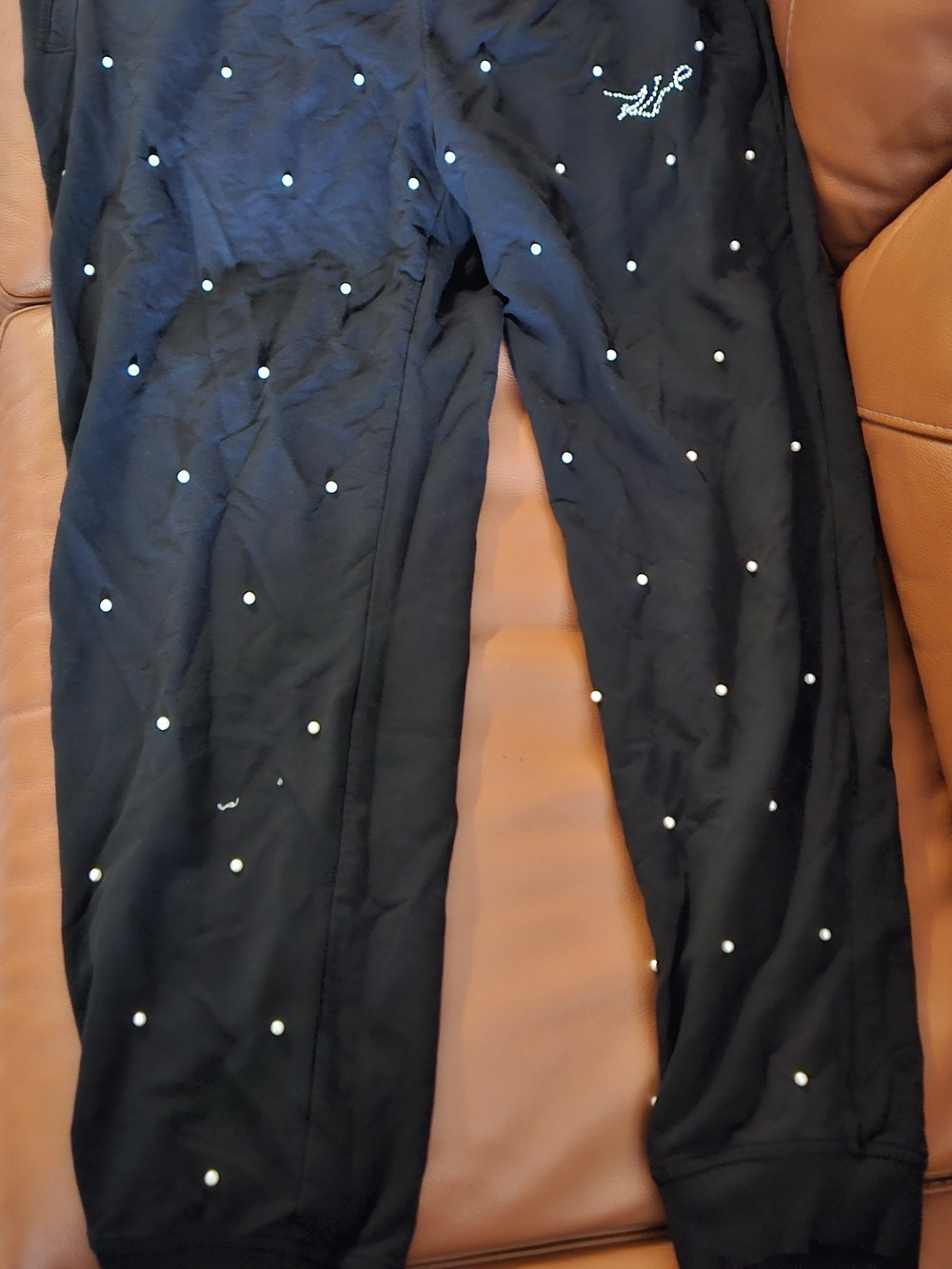 Karl Lagerfeld Black Label Top with White Logo Tag